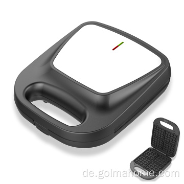 Waffel Sandwich Maker 2 Scheiben Non-Stick-Beschichtungssandwich-Frühstückstorster Abnehmbare Waffel / Grill-Sandwich-Hersteller